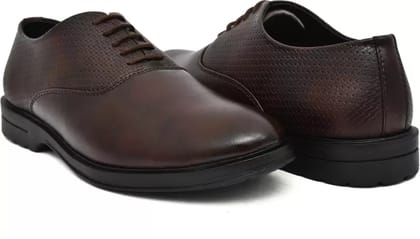 MEVHUB  Formal Dress Shoes for Men's Shoes for Men's Lace Up For Men (BROWN) Lace Up For Men  (Brown)