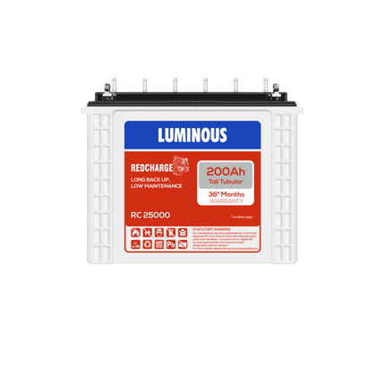 Luminous Red Charge Battery 200 Ah - RC25000
