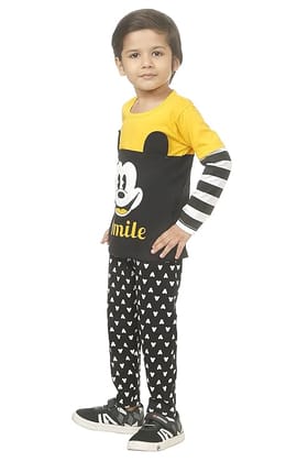 Reyansh Creation Baby Boy Girl Clothing Set Full Length Set Printed Tshirt Pant Set for Infant Toddler Kids II Kid tshirt and Pajama/track pant/jogger/trouser