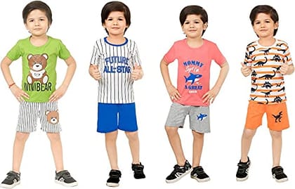 RC Reyansh Creations Kids Casual T-Shirts and Short Pant