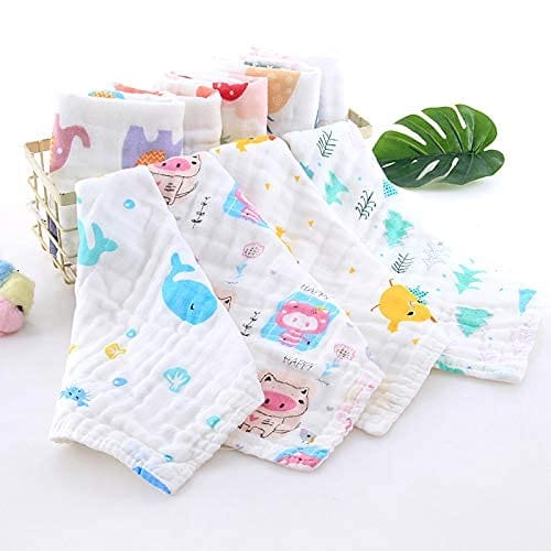 Littlenuts Baby Hand & Face Towel, Cotton body Towel/Washcloth for Newborn  Baby Extra Soft Hankies