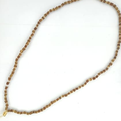 MAYAPURI Tulsi Japa Mala 8mm Beads Hand Knotted Tulasi (Holy basil) 108+1 Beads