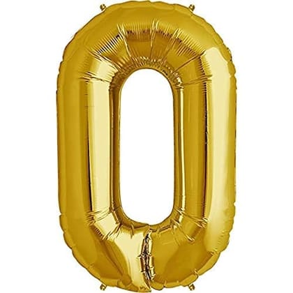 F C Fancy Creation Solid 30 Number Numeric Digit Gold Foil Balloon 16" Inch Party Decoration Supplies