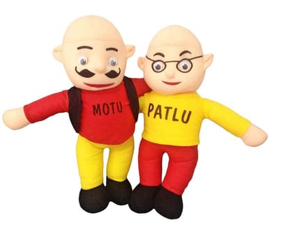 FC Fancy Creation Motu Patlu Soft Toy for Kids, Girls & Children Playing Teddy Bear in Size 30 cm Long