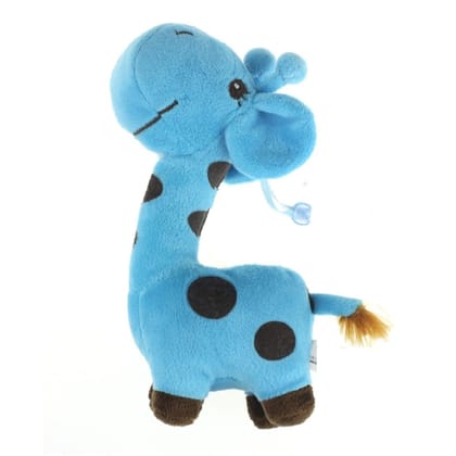 F C Fancy Creation Cute Giraffe Soft Plush Toy Animal Baby Kid Birthday Gift 23 cm_Blue
