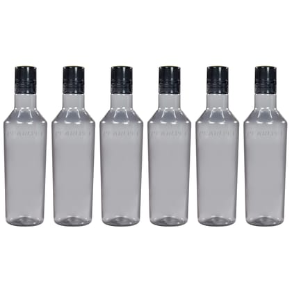 PEARLPET Nile BPA-free Plastic Water Bottle Set of 6 Pcs, Each 1000ml, Purple