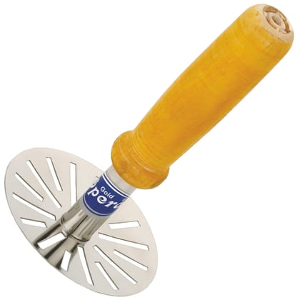 Gold Opera Potato Vegetable Pav Bhaji Masher Wood Handle
