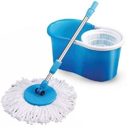 JAINSTAR Mop Set with Plastic Bucket Floor Cleaning, Pocha Bucket for cleaning,