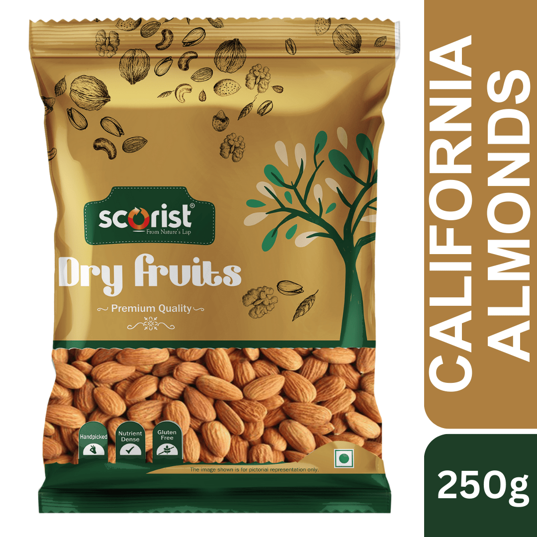 Scorist Popular California Almonds 250g