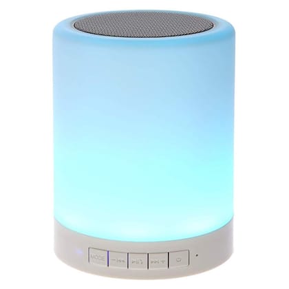 Ekdant LED Touch Lamp Wireless HiFi Light, USB Rechargeable Portable Bluetooth Speaker with TWS for Festival Camping, Different Lighting Modes