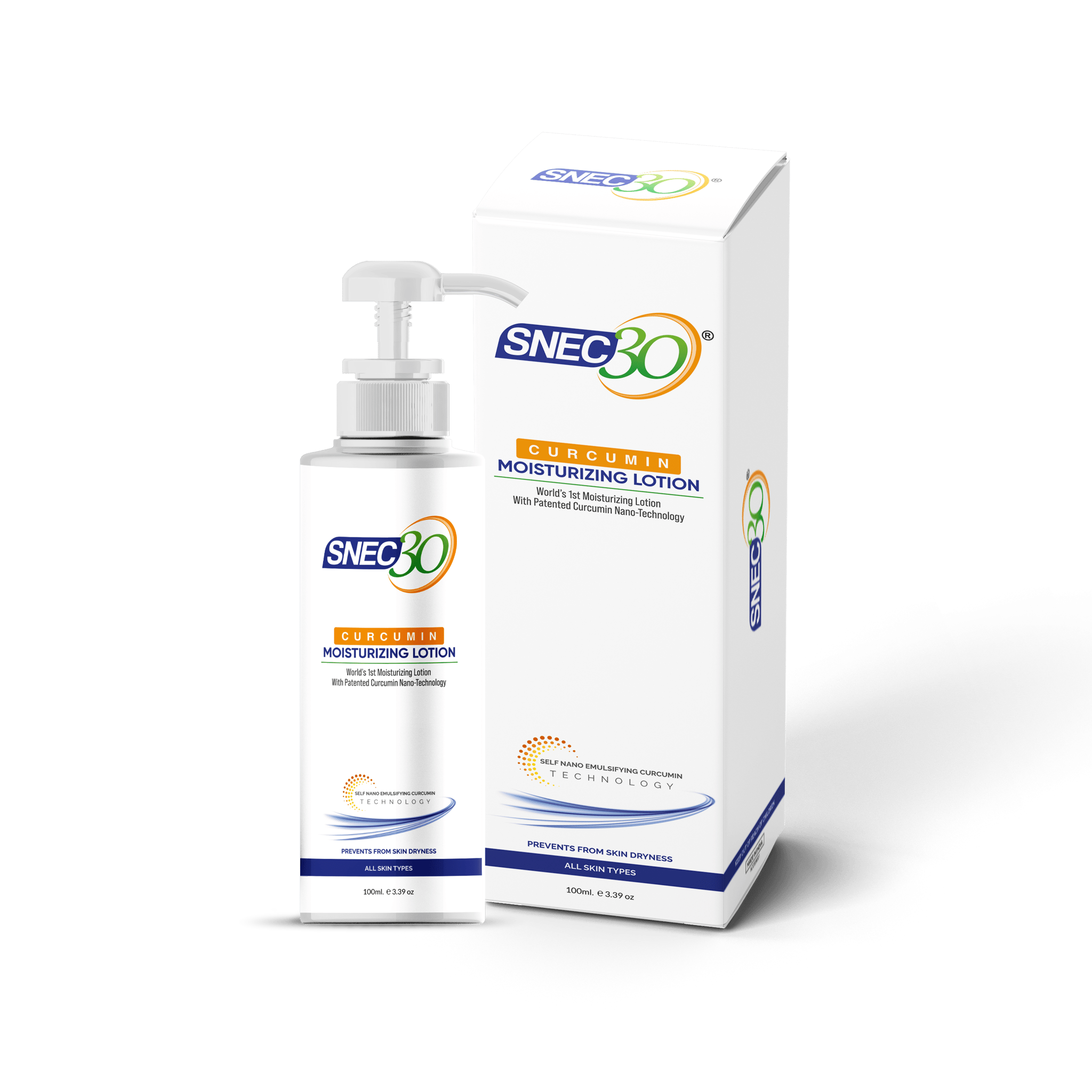 SNEC30 Moisturizing Lotion With Curcumin