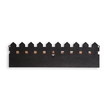 Tisser Artisans Wooden warli door Name Plate for Home, Office (Multicolour)