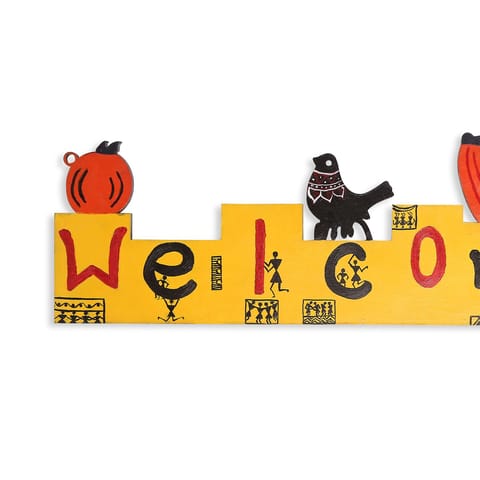 Tisser Artisans Warli Wooden Handpainted...