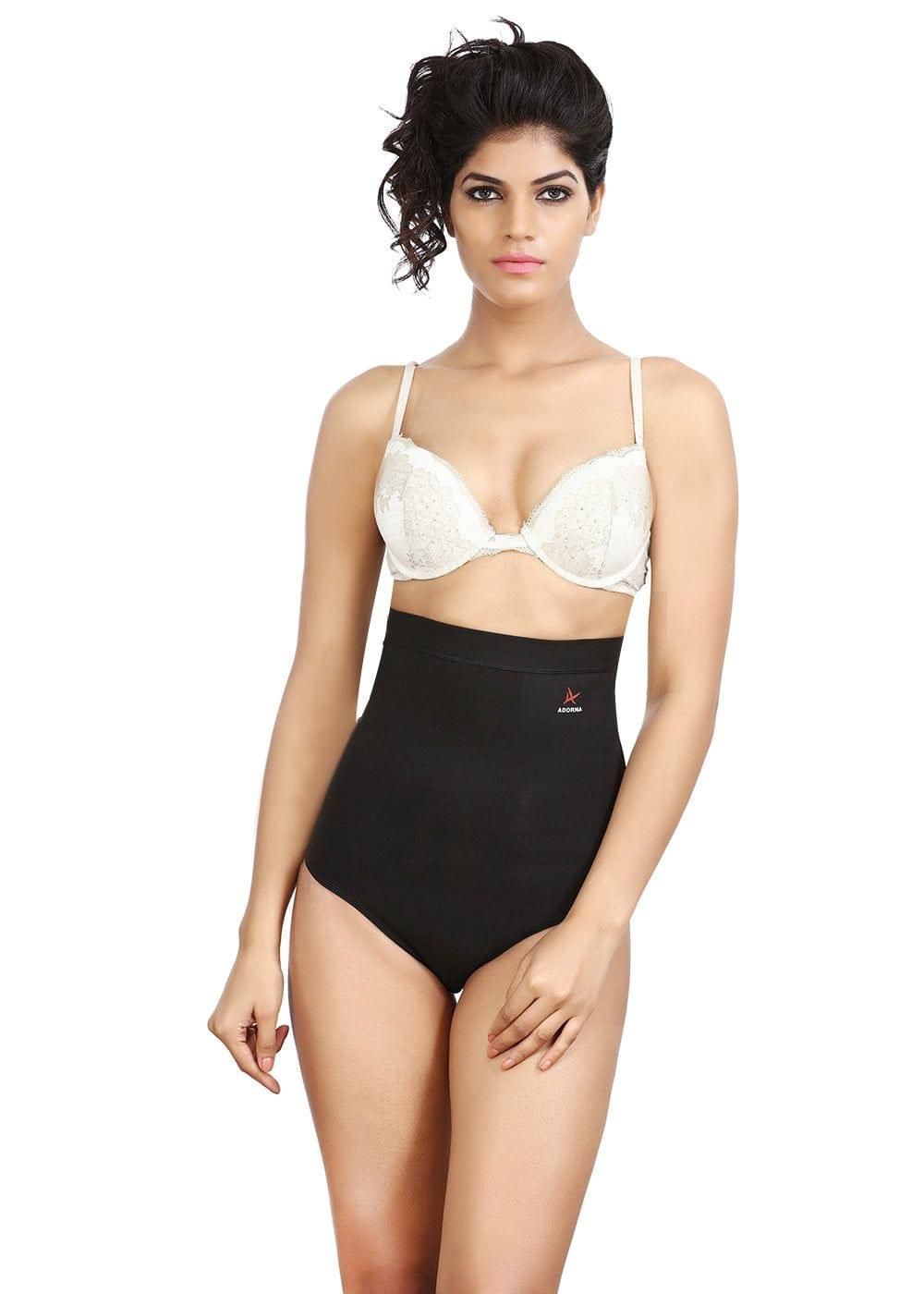 Adorna High Waist Panty-Snap closure @ crotch