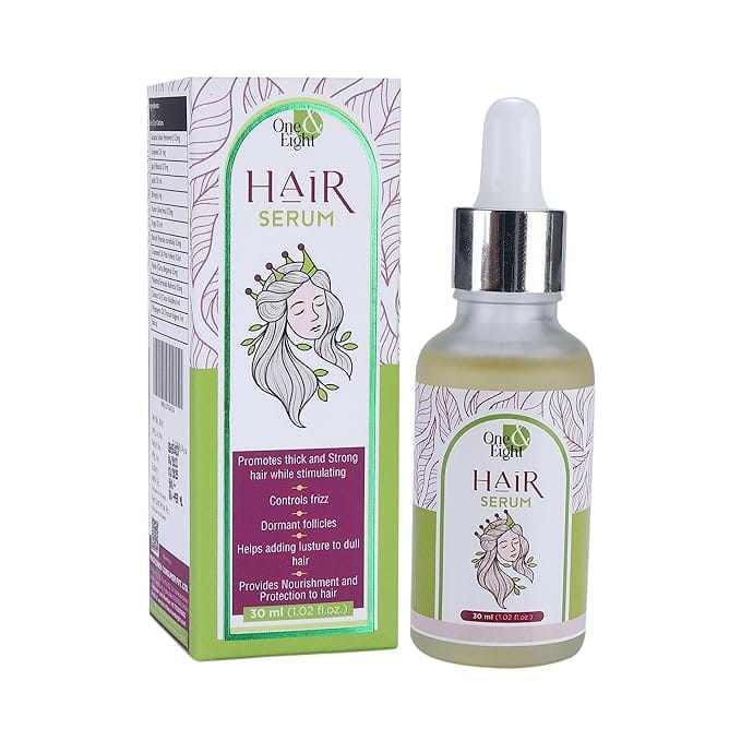 One & Eight Hair Serum for Frizzy Hair| Promotes Thick