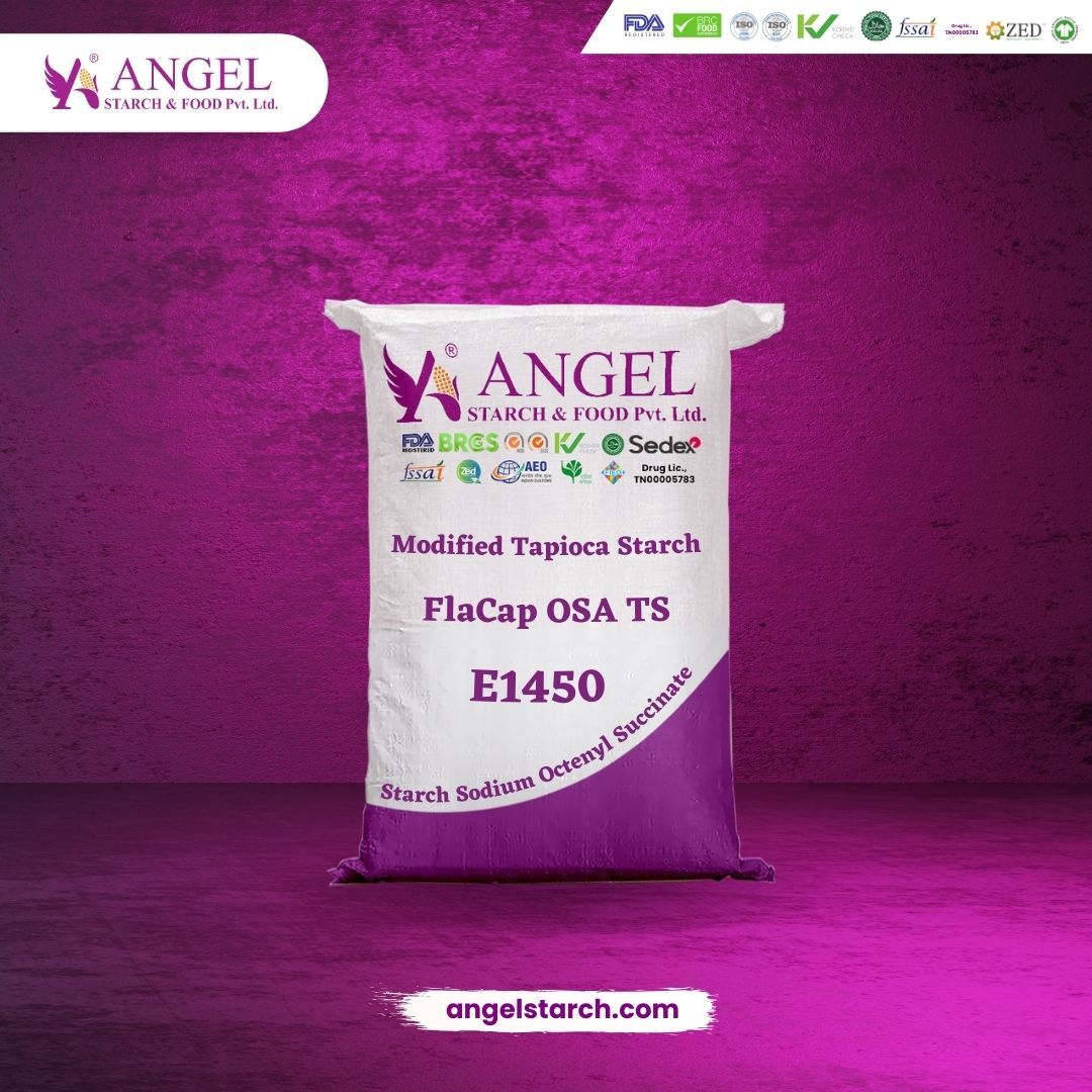 Modified E-1450 Starch Sodium Octenyl Succinate Hydrophobic Tapioca Starch (25 Bag)