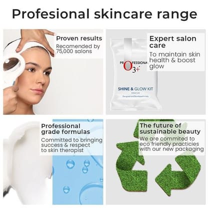 O3+ Shine & Glow Facial Kit For Instant Glow (32gm+6ml)