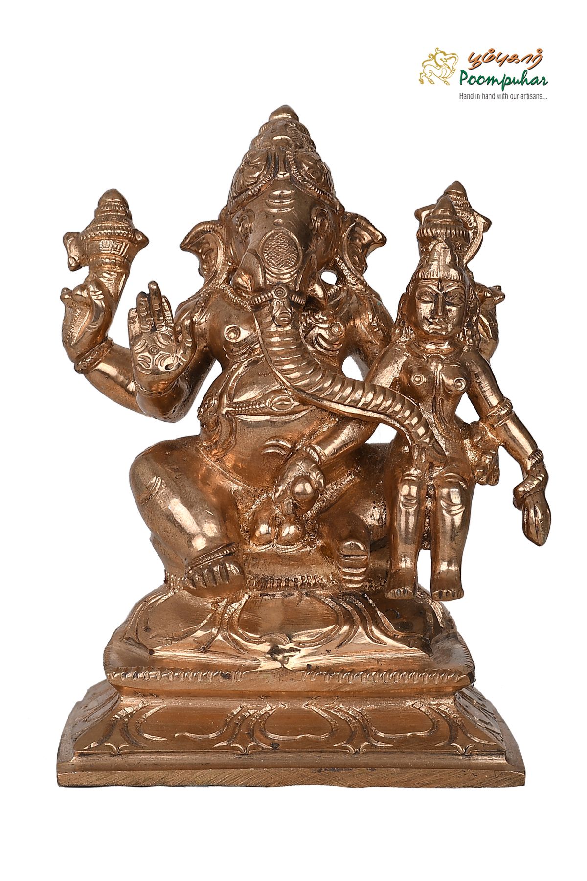 BRONZE 5INCH USHISTRA GANESH