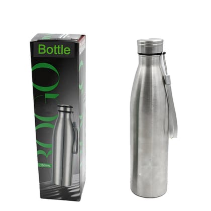 WATER BOTTLE FOR OFFICE , STAINLESS STEEL WATER BOTTLES, BPA FREE, LEAKPROOF, PORTABLE FOR OFFICE/GYM/SCHOOL 1000 ML