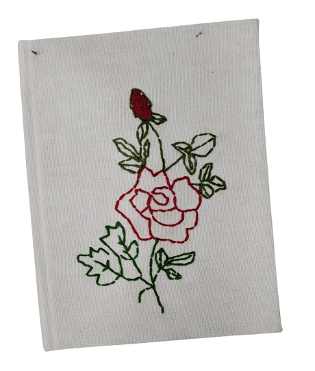 Nirjhari Crafts Handmade Embroidery Diary In a Flower Design - Stationery | Buy online on ZillyBuy