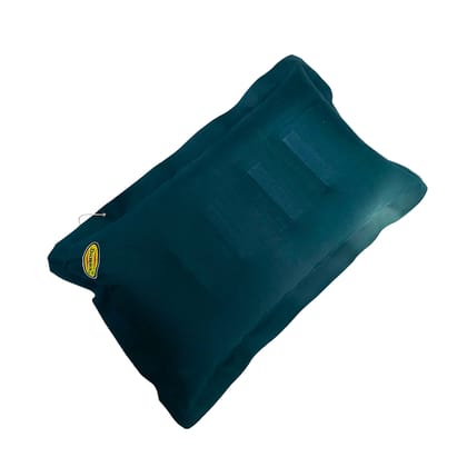 Duckback Solid Air Travel Green Pillow Pack of 1