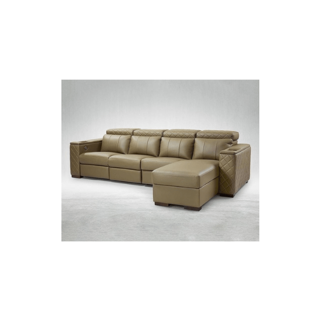 Fabric 6 Seater L-Shape Interchangeable Corner Sofa Set for Living Room