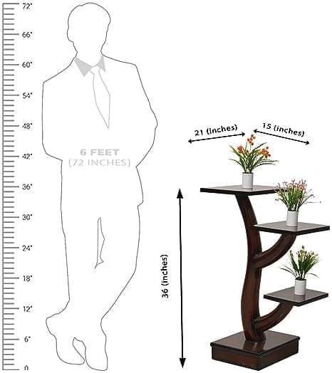 Furniture Corner Table (Brown)