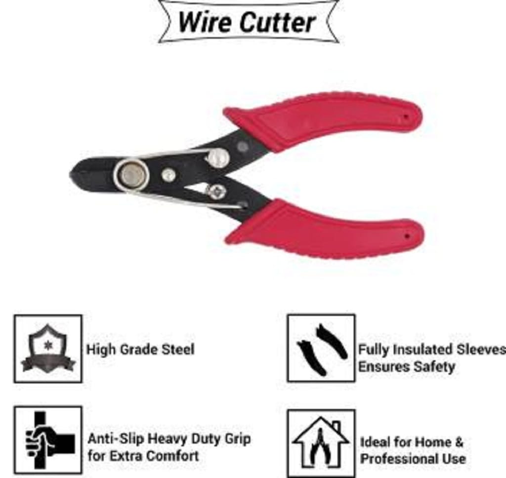 PILERMAN Hand Tools Kits (Plier, Wirecutter, Line Tester) 3-Pcs. Combo