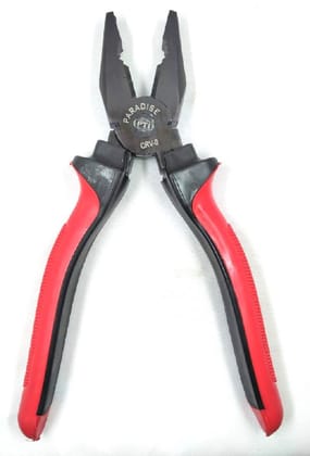 PILERMAN Sturdy Steel Combination Plier 8-inch for Home & Professional Use and Electrical Work (RB-Black)