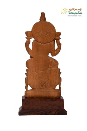 SANDALWOOD 8 INCH SITTING LAKSHMI