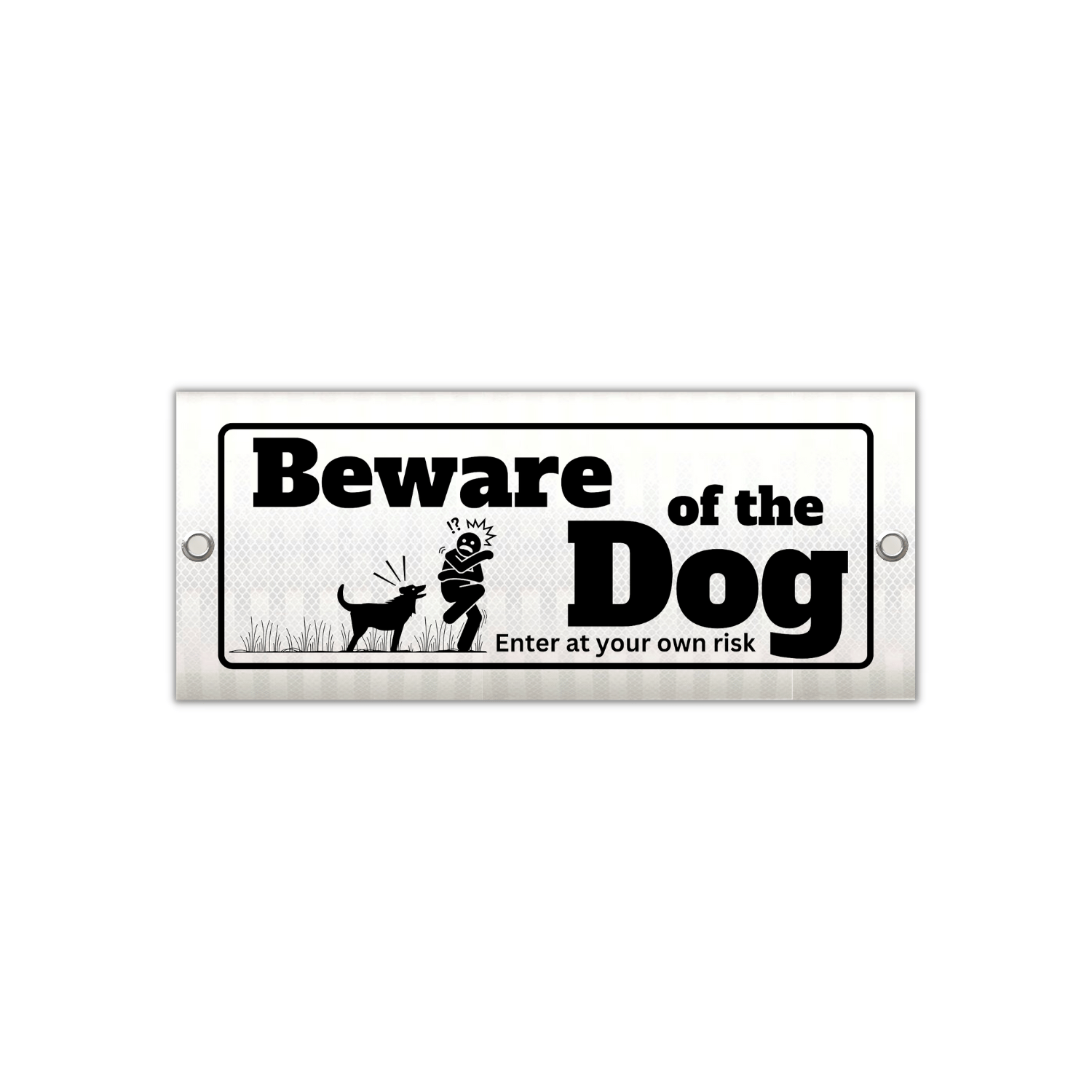 BEWARE OF THE DOG, GATE SIGNBOARD Reflective Signboard