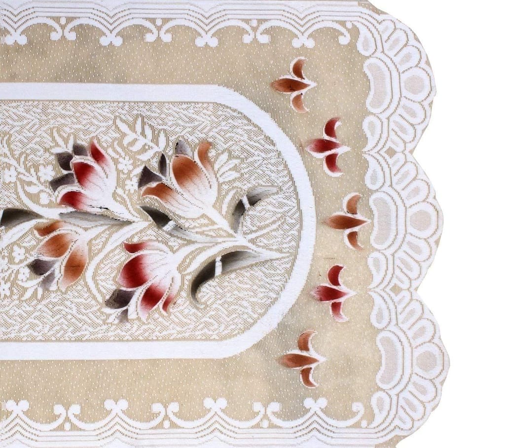 G-Trading Hub Beautifully Designed 3 Seater Sofa Cover Set Net Fabric Sofa Cover for Living Room