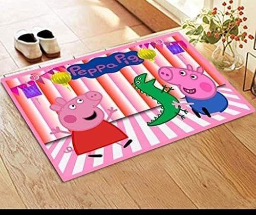 G-Trading Hub Soft Rubber Anti-Skid 3D Digital Printed Door mat for Home/Office/Bathroom/Kitchen Pack of 1 Piece 40 x 60 cms-Multicolor