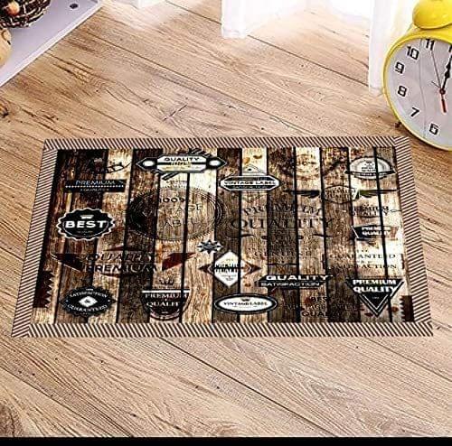 G-Trading Hub Soft Rubber Anti-Skid 3D Digital Printed Door mat for Home/Office/Bathroom/Kitchen Pack of 1 Piece 40 x 60 cms-Multicolor