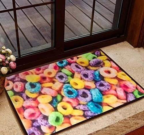 G-Trading Hub Soft Rubber Anti-Skid 3D Digital Printed Door mat for Home/Office/Bathroom/Kitchen Pack of 1 Piece 40 x 60 cms-Multicolor