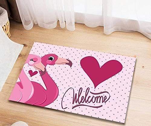 G-Trading Hub Soft Rubber Anti-Skid 3D Digital Printed Door mat for Home/Office/Bathroom/Kitchen Pack of 1 Piece 40 x 60 cms-Multicolor