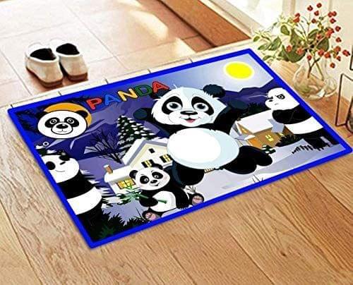 G-Trading Hub Soft Rubber Anti-Skid 3D Digital Printed Door mat for Home/Office/Bathroom/Kitchen Pack of 1 Piece 40 x 60 cms-Multicolor