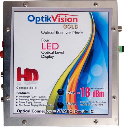 optik vision gold Optical Receiver Double IC Metal Node