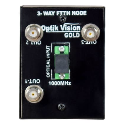 optik vision gold FTTH Powerless Node Optical Receiver Fiber RF -Converter 3 Out