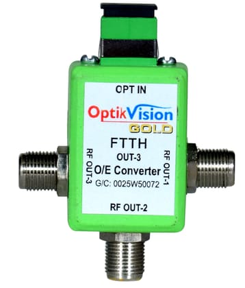 optik vision gold FTTH Powerless Node Optical Receiver Fiber 3 Out