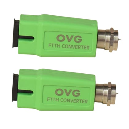 OVG FTTH converter (Pack of 2) optical receiver mini node for direct connecting set top box