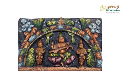 WOOD 18IN SARASWATHI PANEL