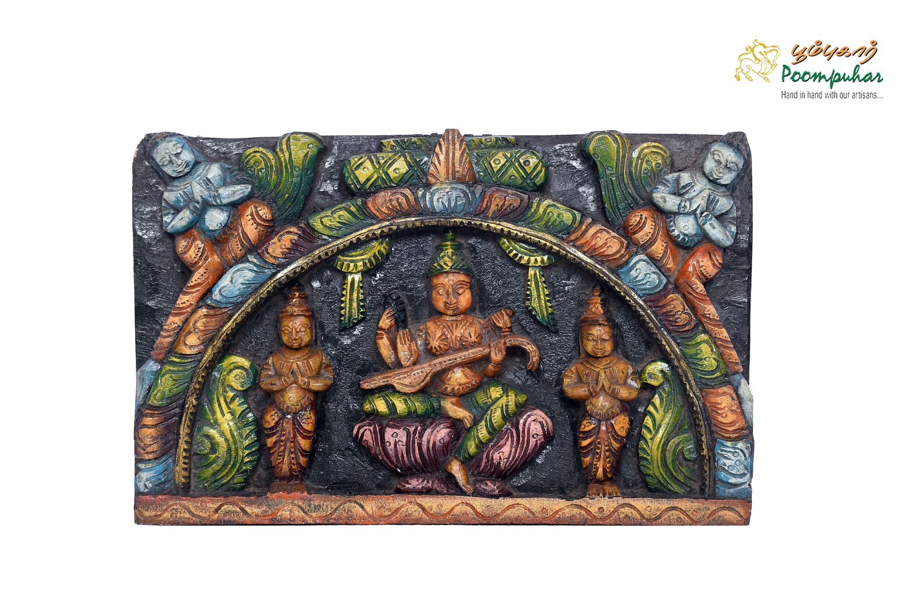 WOOD 18IN SARASWATHI PANEL