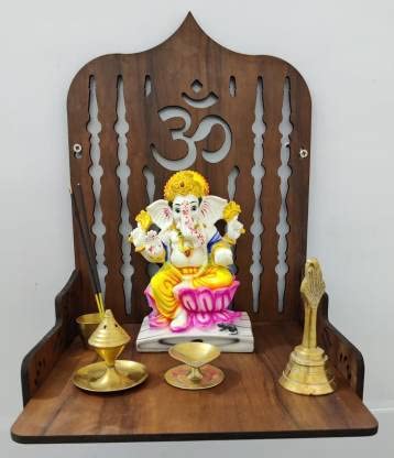 Premium Wooden Temple for Home, Office, Decor_50