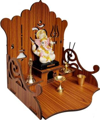 Premium Wooden Temple for Home, Office, Decor_8