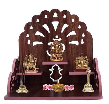 Premium Wooden Temple for Home, Office, Decor_4