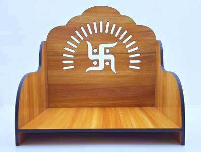Premium Wooden Temple for Home, Office, Decor_22