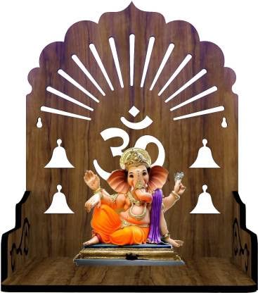 Premium Wooden Temple for Home, Office, Decor_29