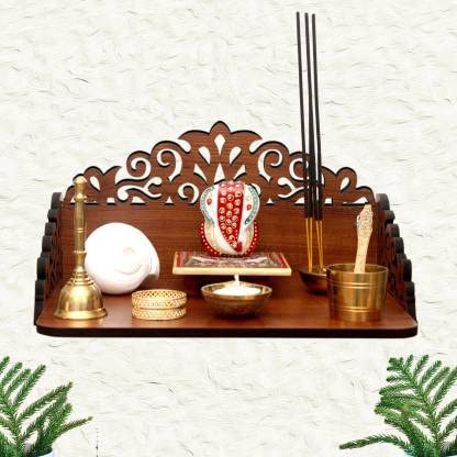 Premium Wooden Temple for Home, Office, Decor_52