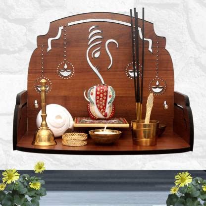 Premium Wooden Temple for Home, Office, Decor_24
